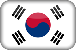 Flag of South Korea - 3D