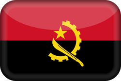 Flag of Angola - 3D