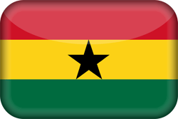 Flag of Ghana - 3D