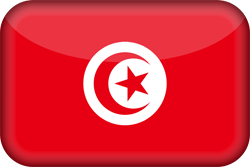 Flag of Tunisia - 3D