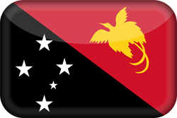 Flag of Papua New Guinea - 3D