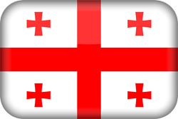 Flag of Georgia - 3D