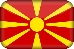 Flag of North Macedonia - Flag of North Macedonia - 3D