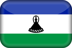 Flag of Lesotho - 3D