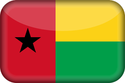 Flag of Guinea-Bissau - 3D