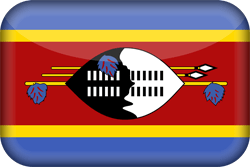 Flag of Swaziland - 3D