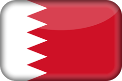 Flag of Bahrain - 3D