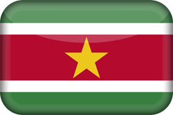 Flag of Suriname - 3D