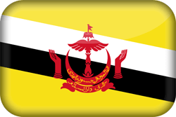 Flag of Brunei - 3D