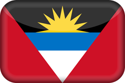 Flag of Antigua and Barbuda - 3D