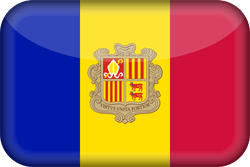 Flag of Andorra - 3D