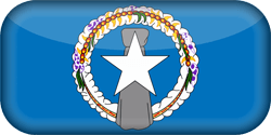 Flag of Northern Mariana Islands - 3D