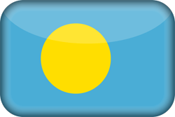 Flag of Palau - 3D