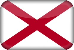 Flag of Alabama - 3D