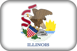 Flag of Illinois - 3D
