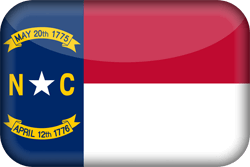 Flag of North Carolina - 3D