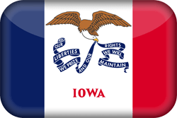 Flag of Iowa - 3D