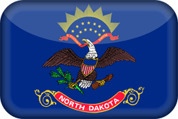 Flag of North Dakota - 3D
