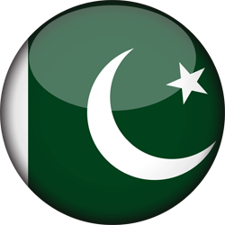 Flag of Pakistan - 3D Round