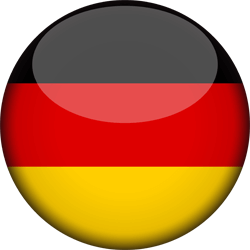 Flag of Germany - 3D Round