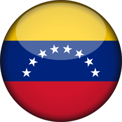 Flag of Venezuela - 3D Round