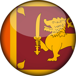 Flag of Sri Lanka - 3D Round
