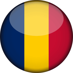 Flag of Chad - 3D Round