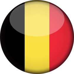 Flag of Belgium - 3D Round