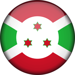 Flag of Burundi - 3D Round