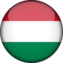 Flag of Hungary - 3D Round