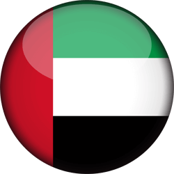 Flag of the United Arab Emirates - 3D Round