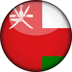Flag of Oman - 3D Round