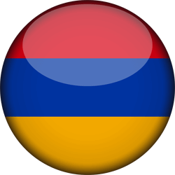 Flag of Armenia - 3D Round