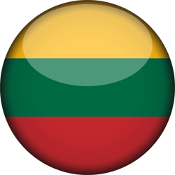 Flag of Lithuania - 3D Round