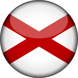 Flag of Saint Patrick - 3D Round