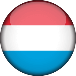 Flag of Luxembourg - 3D Round