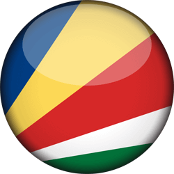 Flag of the Seychelles - 3D Round
