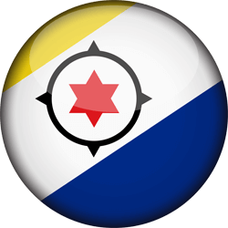 Flag of Bonaire - 3D Round