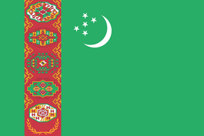 Flag of Turkmenistan - Original