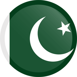 Flag of Pakistan - Button Round