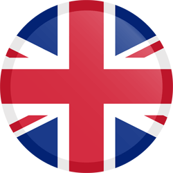 Flag of the United Kingdom - Flag of the United Kingdom of Great Britain and Northern Ireland - Button Round