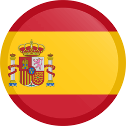 Flag of Spain - Button Round