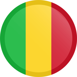 Flag of Mali - Button Round