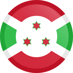 Flag of Burundi - Button Round