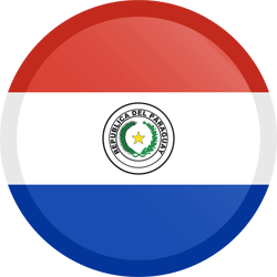 Flag of Paraguay - Button Round