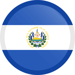 Flag of El Salvador - Button Round