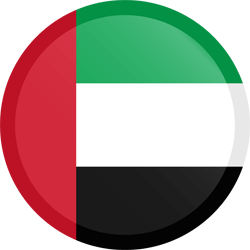 Flag of the United Arab Emirates - Button Round