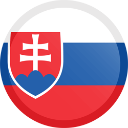 Flag of Slovakia - Button Round