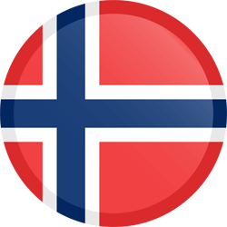 Flag of Norway - Button Round