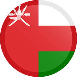 Flag of Oman - Button Round